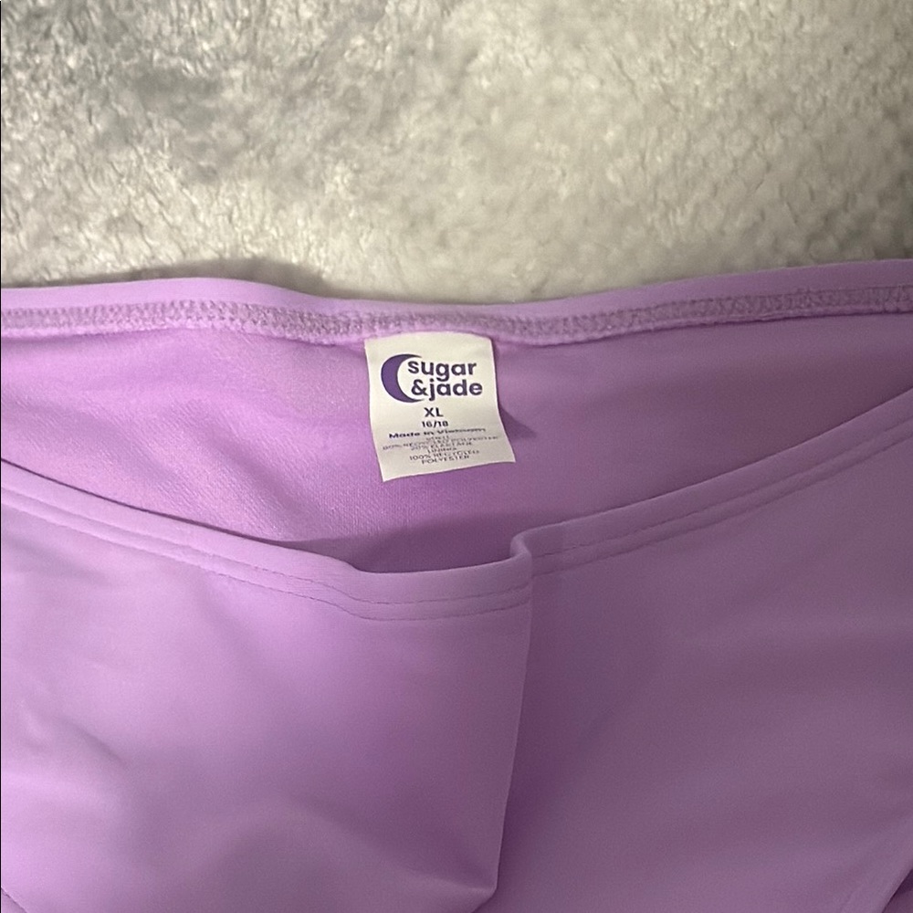 Purple Swim Tankini Set - Picture 6 of 7